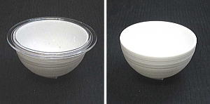KRN-24 線筋小鉢(白)