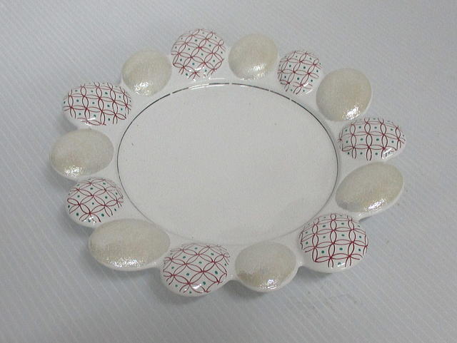 陶器　玉縁丸皿の全体の様子